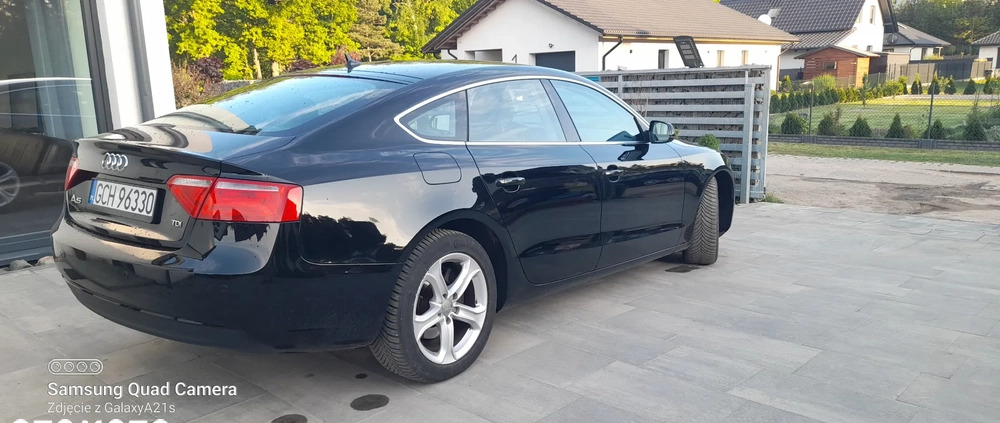 Audi A5 cena 53900 przebieg: 199200, rok produkcji 2012 z Chojnice małe 67